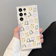 Samsung S25 Ultra S24 FE S24 Ultra Cartoon Pokémon Pikachu Hard Transparent Space Case for Samsung S