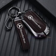 Zinc Alloy Car Key Case Cover For Mercedes Benz Maybach S580 A-B-C-M-CLA-CLS-E-G-GLB-GLE-R-SL Class 