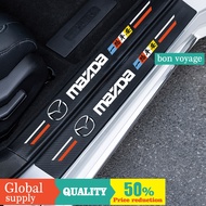 Mazda cars use door sill strips, Axela Atz CX30 CX4CX5 door interior anti step strips for protection