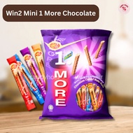 Win Win Mini 1 More Chocolate Wafer Bergulung Disaluti Coklat Kompaun  ( 60pcs ) Halal
