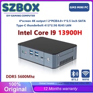 13th Gen Mini PC Gaming Computer i9 13900H Thunderbolt 4 DDR5 5600Mhz 2*2.5G LAN desktop 4*4K WiFi6