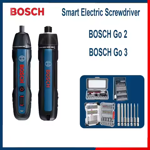 Bosch Electric Screwdriver GO2 GO3 USB Rechargeable Multifunctional Cordless Hand Drill Power Tools 