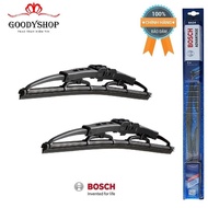 Set of 2 Bosch Advantage Wipers for Toyota VIOS E from 2017 to now: 26inch <65cm> and 14inch<35cm>GO