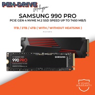 Samsung 990 PRO Series SSD 1TB / 2TB / 4TB M.2 SSD PCIE GEN 4 NVME