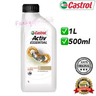 Castrol Go 2T Activ Essential Oil JASO FB 100% Original 1L / 0.5L (500ml)