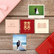 客製喜餅謝卡・喜餅卡・少量可印・簡約設計・婚禮謝卡・插畫謝卡
