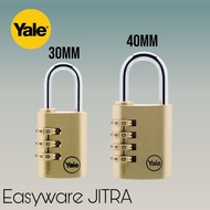 YALE MULTI CODE Brass Combination Padlock (30MM/40MM AVAILABLE) (Y150/30/125/1 OR Y150/40/130/1)