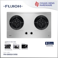 Fujioh FH-GS 6520 2 Burners Gas Hob (Glass/Stainless Steel)