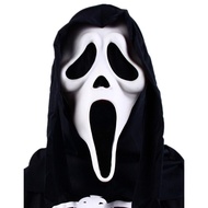STYLE HAUL Spooky Screaming Ghost Face  Horror Party Costume Props Scary Latex Headgear Dress Up Pro