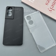 Compatible For TCL 40 NxtPaper 4G Black Clear Case Soft TPU Protective Back Shockproof Cover TCL40Nx