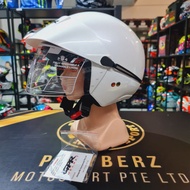 GPR GK09 *PSB APPROVED PEARL WHITE HELMET