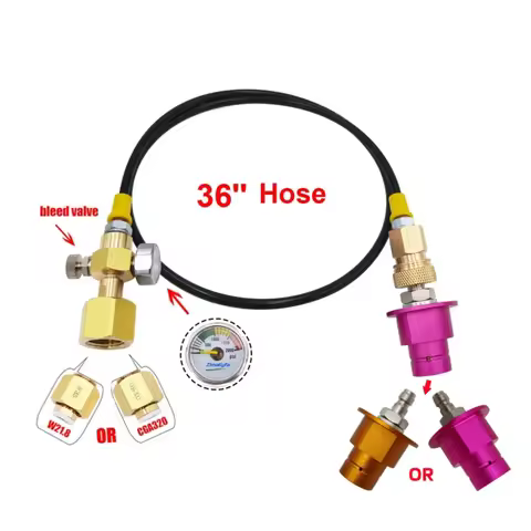 New Soda Quick Connect Terra DUO Art to External Co2 Tank Adapter W/1.5M or 0.9M Hose Kit Fit Sodast
