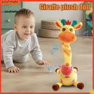 soulmate|  Interactive Singing Dancing Giraffe Toy Children Stuffed Giraffe Toy Interactive Led Musi