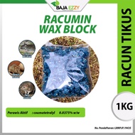 Bayer Racumin Wax Block 1KG Racun Tikus Berkesan - Sesuai untuk Kilang, Perladangan & Kawasan Awam