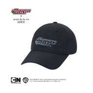ADLV [acme de la vie] หมวก รุ่น The Powerpuff Girls X Acmedelavie Nylon Logo Ball Cap Black (50021SN