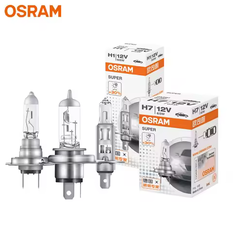 OSRAM Original H1 H4 H3 H7 12V 55W 65W 100W Yellow Light Standard Lamp 3200K Headlight Fog Lamp Car