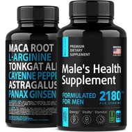 RAW SCIENCE Energy Boost Black Maca Root, Tongkat Ali, Muira Puama, L Arginine, Panax Ginseng 60Cap