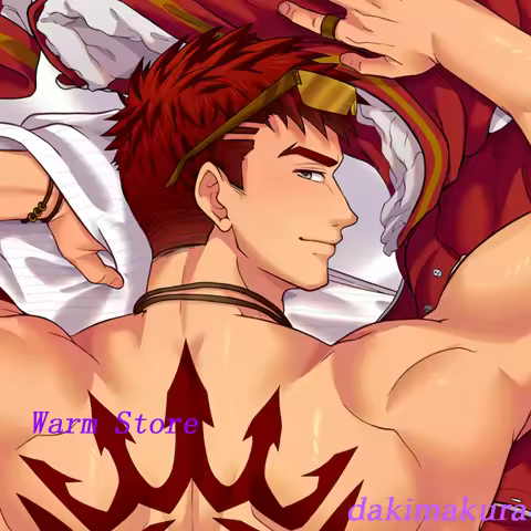 Dakimakura Anime Jock Studio gay Double-sided Print Life-size Body Pillow