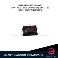 Original SMD 1N4148 (MARK CODE: T4) SOT-123 T4 1N4148W DIODE IN4148 DIODE IN 1N 4148 T-4 SMT Outboar