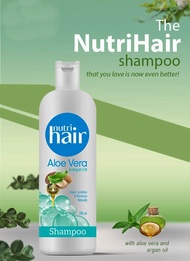 Nutri Hair Shampoo with Aloe Vera & Argan Oil hair grower hair and scalp treatment organic uno