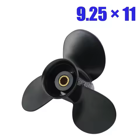 9.25*11 Outboard Propeller For Tohatsu Mercury 9.9hp 15hp 20hp Aluminum Alloy Screw 14 Spline Boat E