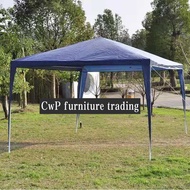 Gazebo 10'x10' Canopy Cover Tent / Waterproof Sunshade Awning / Outdoor Garden Patio Party BBQ Beach