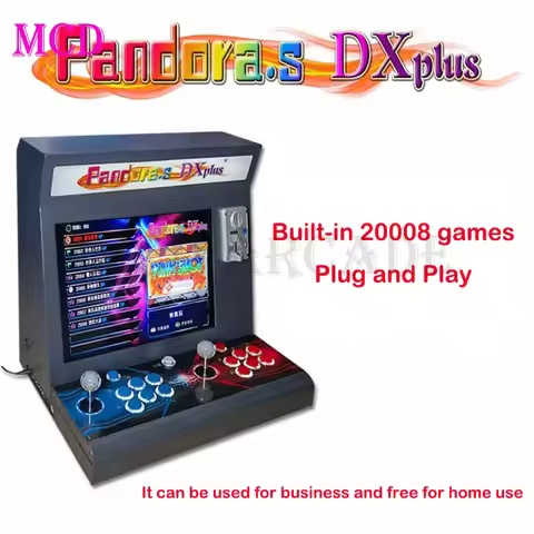 2023 Newest Token Coin Operated Cabinet Complete Game Machine Built-in 20008 Games 17-inch LCD Displ