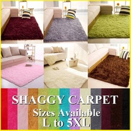 [𝗙𝗿𝗲𝗲𝗗𝗲𝗹𝗶𝘃𝗲𝗿𝘆] Carpet Shaggy (4 Sizes) Soft Furry Bulu Lembut Carpet for Living Room Ready Stock
