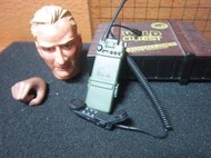 T3通信裝備 mini模型1/6陸軍特戰無線電話機一個(附話筒可拆)