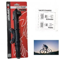 GOMA AMP062 高級台灣迷你雙衝程快速充氣手泵配單車架