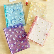 Binder A5 Daisy Transparent 6 Ring Binder College Binder Cover Binder Savings Financial Binder