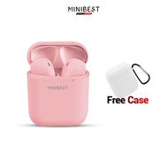 MINIBEST i12 TWS Earphone Headset Bluetooth Macaron Earphone True Wireless Stereo HIFI Sentuh Earbud