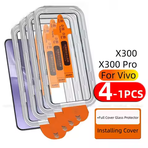 1/2/3/4pcs For Vivo X300 Pro Glass Vivo X300 Tempered Glass Protective 9H HD Full Cover Dust Free Sc