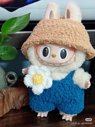 Labubu-quần áo labubu /set bộ nông dânđồ len cho búp bê labubu popmart