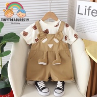 Tinytreasures19 Tshirt and Carrying Pants Tshirt Jumper Set for Girl/ 3mo-4yrs old/ Casual wear OOTD