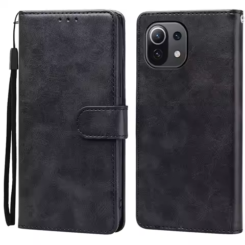 For Xiaomi Mi 11 Lite Case Mi 11 Lite 5G NE Leather Phone Case TPU Soft Cover Wallet For Xiaomi Mi 1