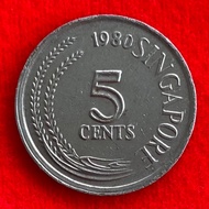 Singapore 5 cents 1980 Foreign Coins