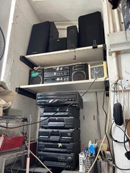 (多款) Kenwood Sony Sharp  Karaoke Hifi & other amplifiers 收音機錄音機雙喇叭