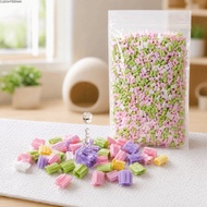 CLEIGHTEENCY Hamster Bedding, Odor Control Keep Dry Shavings Paper Litter, Colorful Paper Pulp Absor