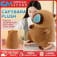 Capybara plush Capybara with Automatic Retractable Snot soft toy for Kids