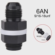 AN6 AN8 AN10 AN12 Fuel Cell Bulkhead  Fitting  Accessories Black Fuel Cell Bulkhead Fitting CAI-JT13