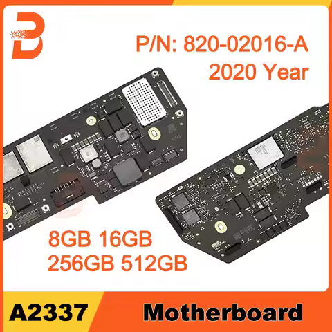 Original For MacBook Air Retina 13" M1 A2337 Motherboard 8GB 256GB 512GB Logic Board With Touch ID 8