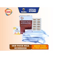 GKBIO • GKB Tiger Milk Mushroom 490mg Hu Ru Ling Zhi (60 Capsule) _GKBTMM Lung Supplement Relieve Re