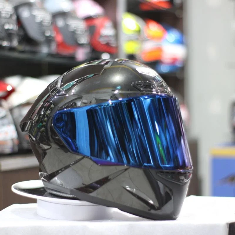 HELM FULL FACE KBR TT COURSE POLOS KACA BLUE DAN CLEAR