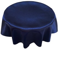 Navy Blue Tray Cloth Annual Meeting Award Round Tray Cover Cloth Fabric Edge Trimming No Returns or