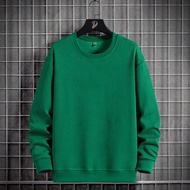 Men Sweatshirts Hoodies Oversized 6XL 7XL 8XL Plus Size Full Length O-Neck Pullovers Spring Autumn S