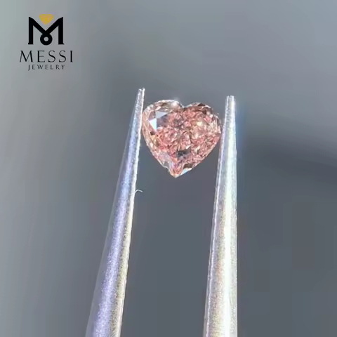 Pink Lab Grown Diamond HPHT CVD Fancy Color Diamonds Stones No IGI certificate