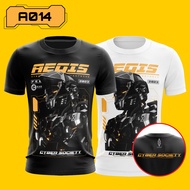 A014 Tshirt Robot Aegis Cotton Sejuk T-shirt (microfiber T-shirt) Outdoor T-shirt (ready Stock)