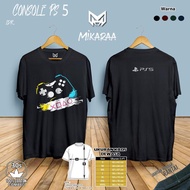 Kaos Stik Ps 5 Segitiga Kotak Bulat X Cotton Combed 30s