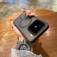 小米瓦楞磁吸款適用小米15手機殼新品超薄散熱磁吸殼15Pro光面不發黃小米14親膚手感保護殼14Pro-灰色 小米 13